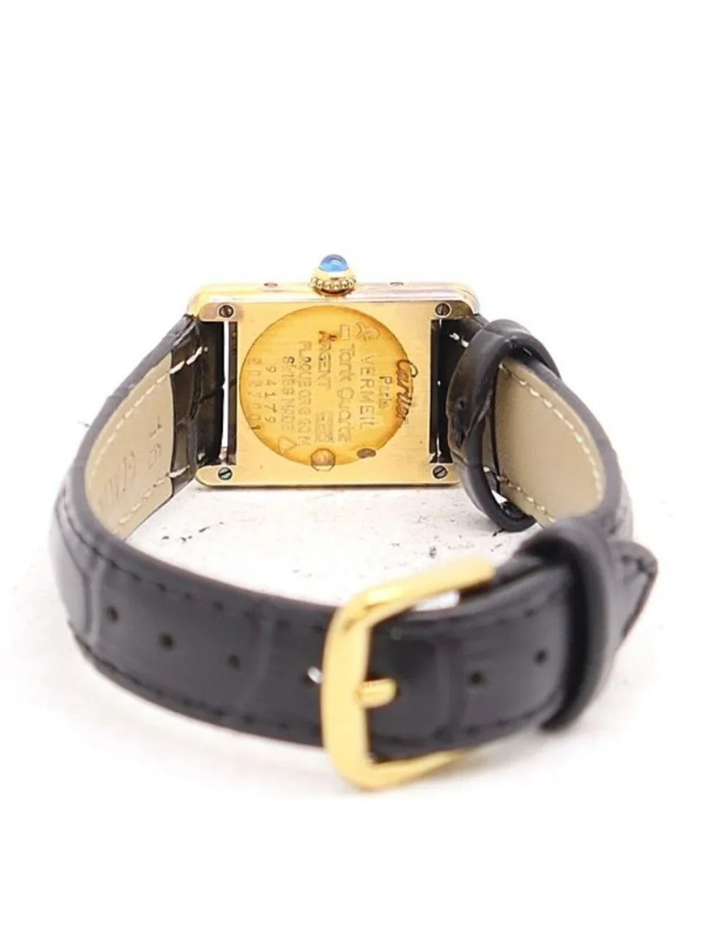 Cartier Must Tank Silver Dial Watch